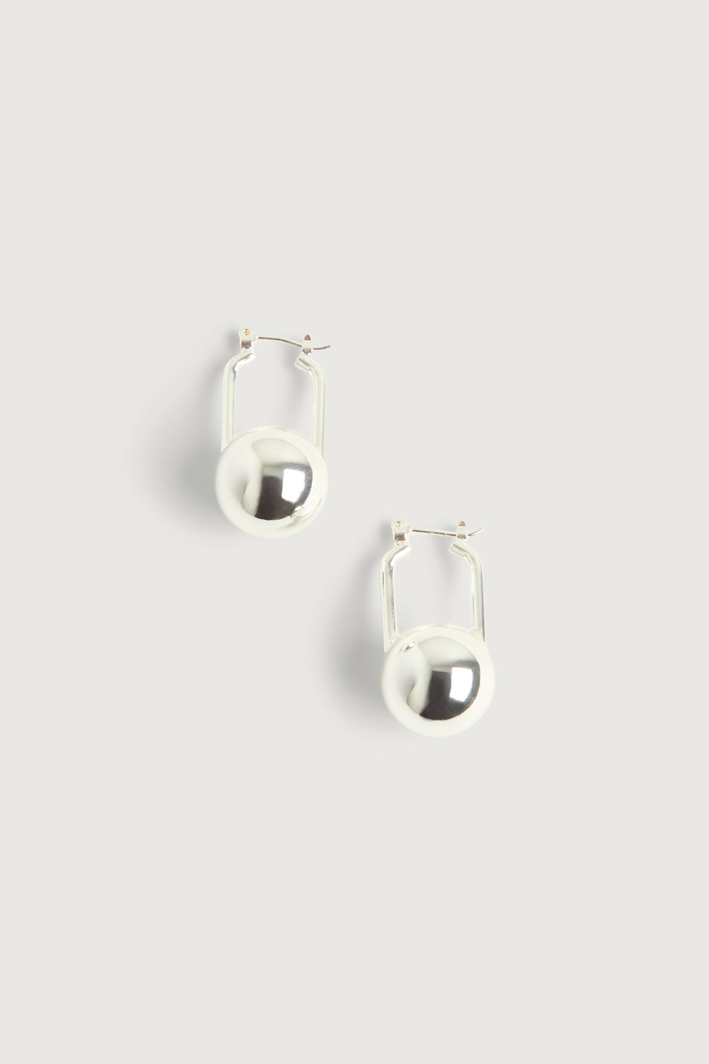 BALL HOOP EARRINGS