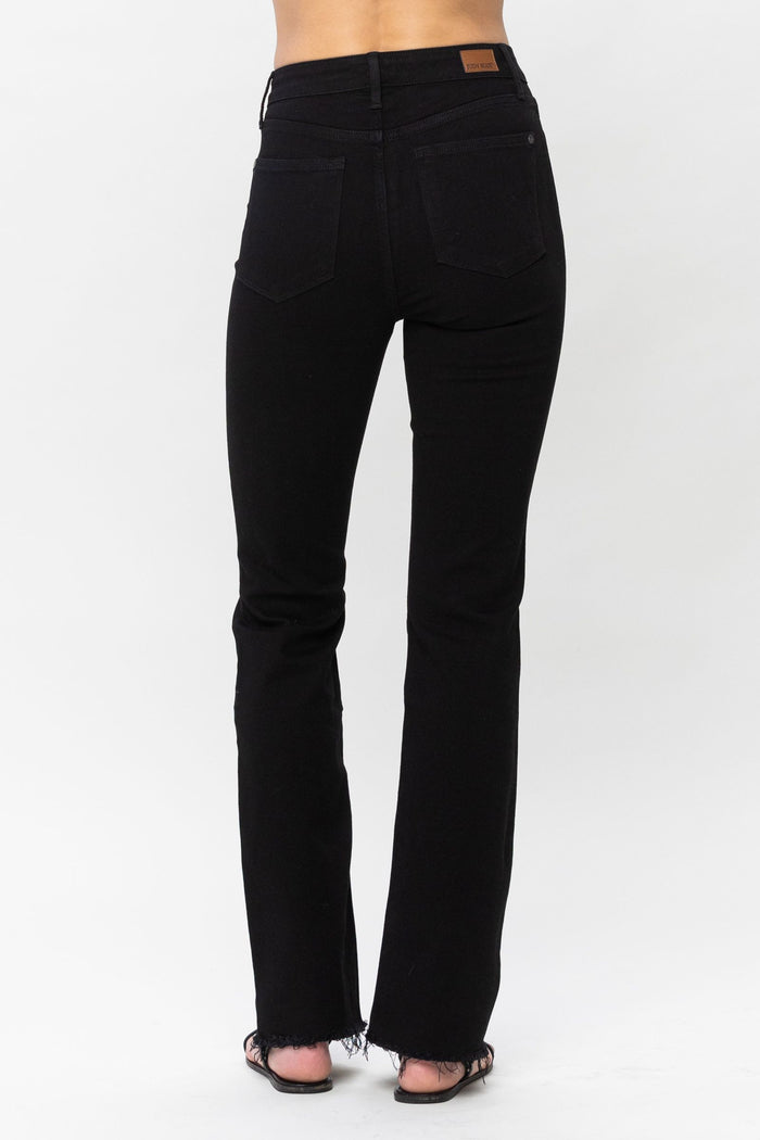 Black Button fly Boot Cut - Judy Blue 82570