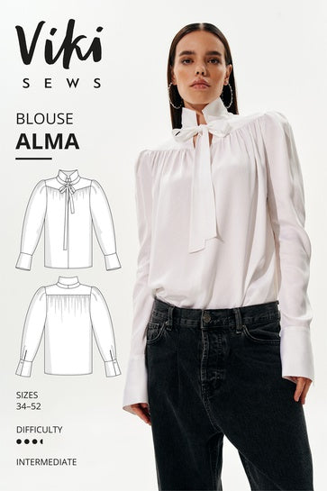 Designer Light Silk Crepe De Chine - White