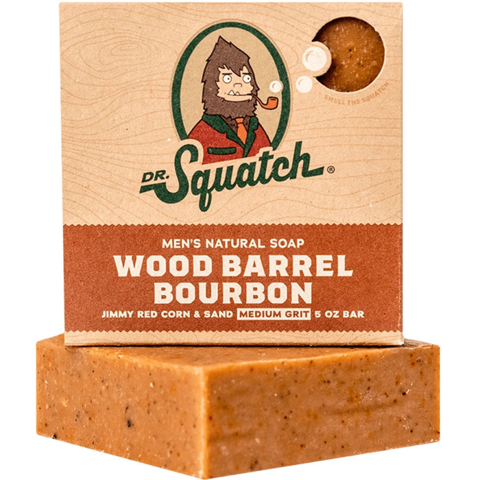 Dr. Squatch Wood Barrel Bourbon Soap
