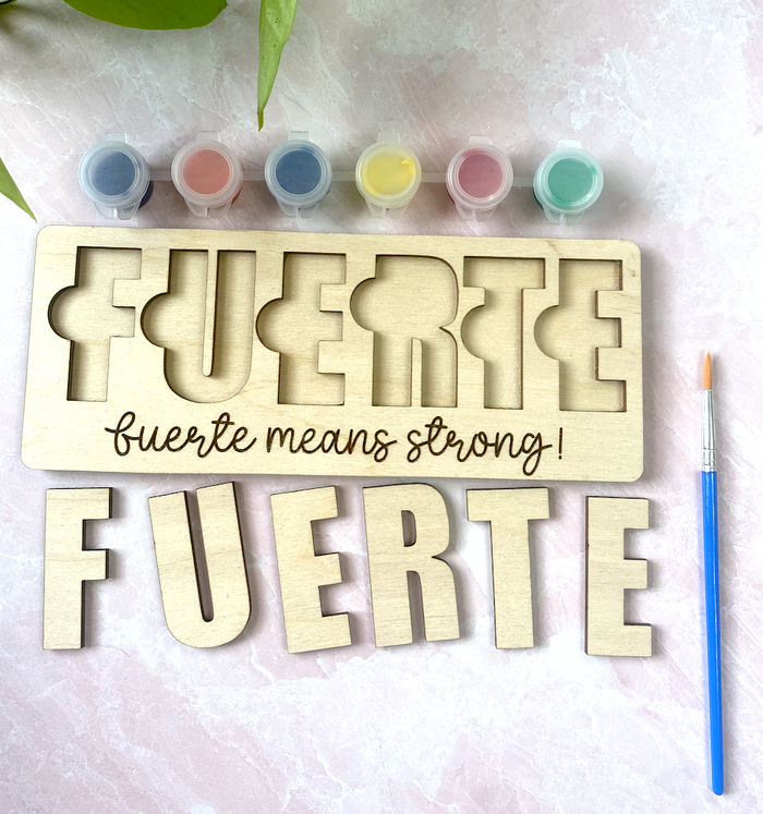 Fuerte Puzzle Paint Kit