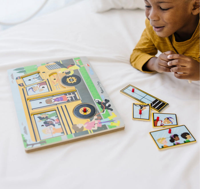 Melissa & Doug The Wheels on the Bus Song Puzzle