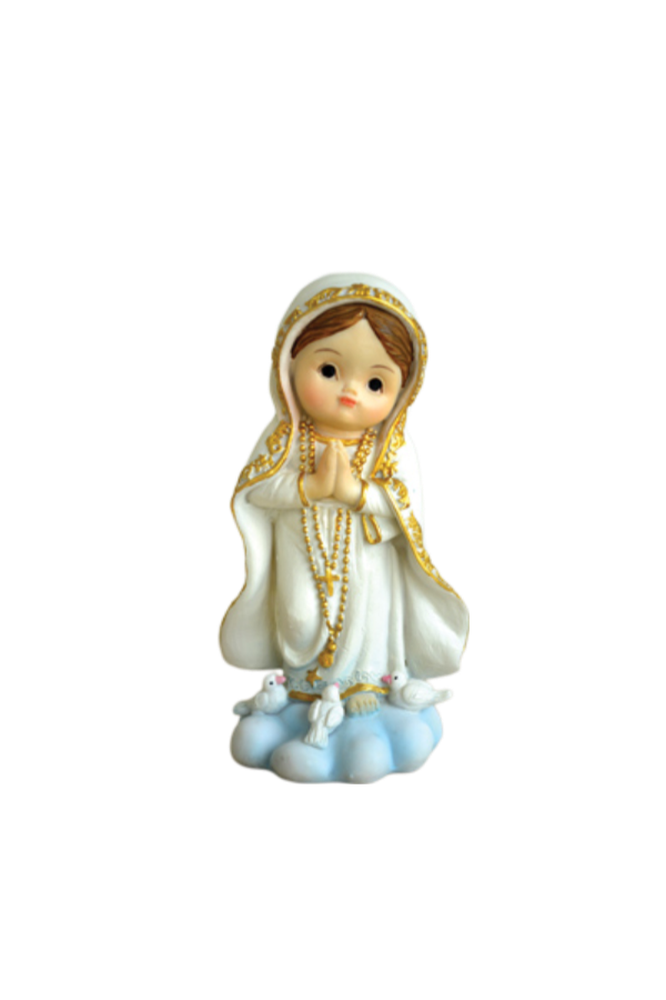 Miniature Our Lady of Fatima Statue