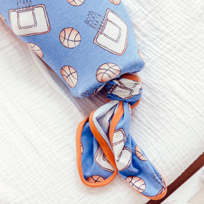 Newborn Knotted Gown - Dunk