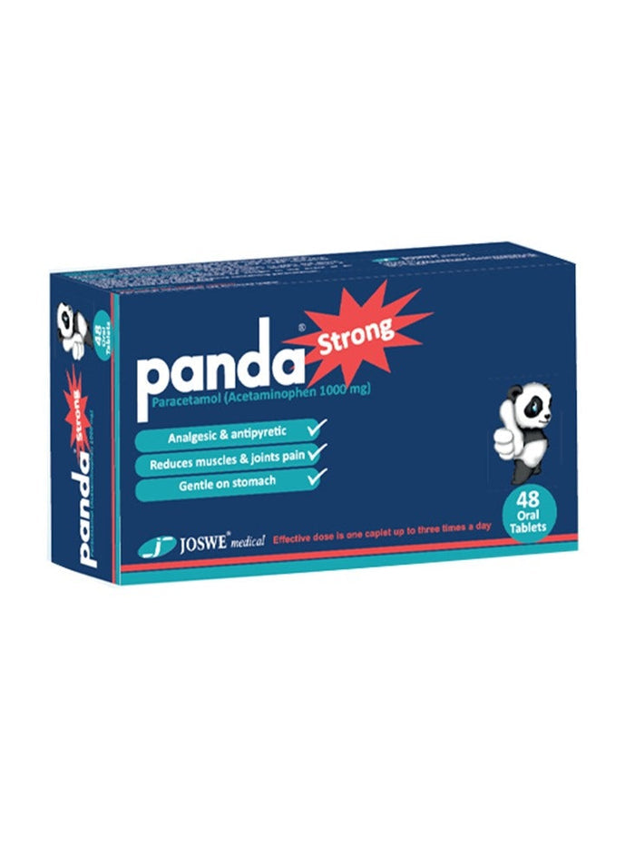 Panda Strong 1000mg Tablets, 48 Tablets