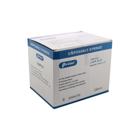 Prime Syringe (10ml), 100 Pieces