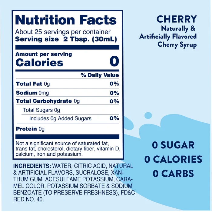 Skinny Cherry Syrup - Flavor Infusion