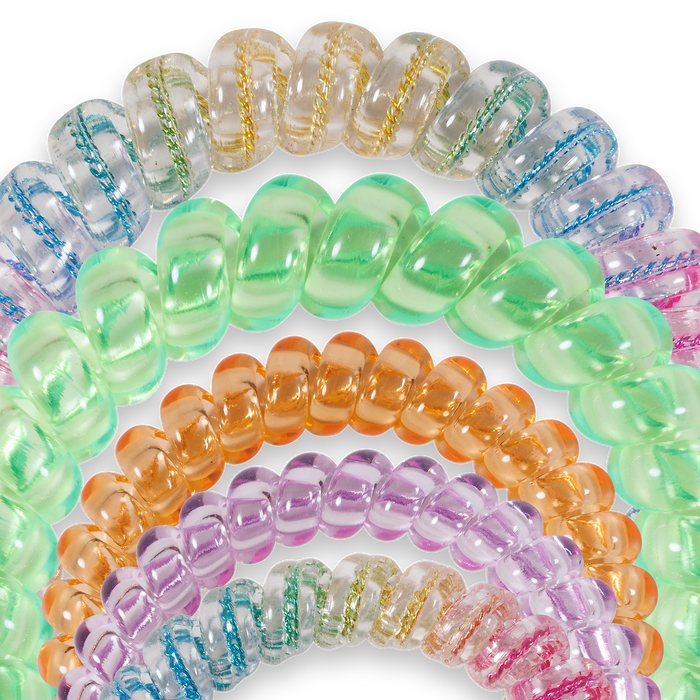 Teleties Spiral Hair Coil | Mix Pack | Technicolor Dreams