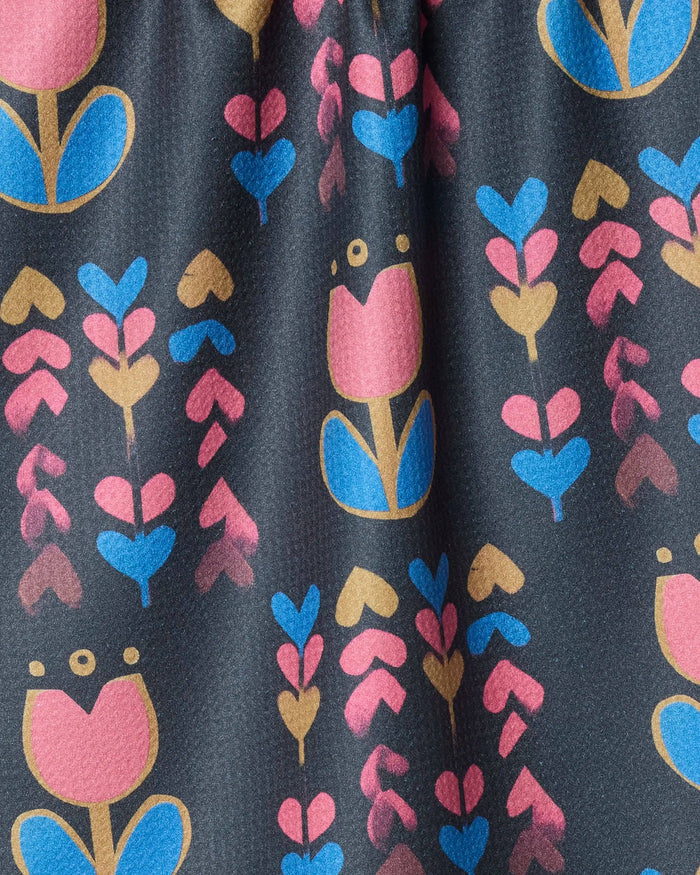 Tulip Patch Tea Towel