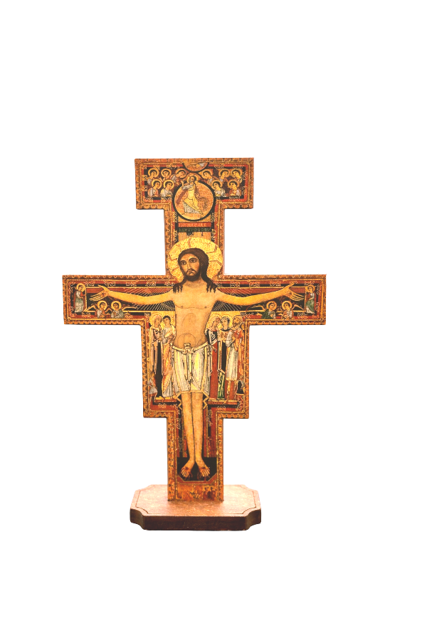 5 1/2" San Damiano Cross with Base