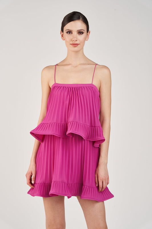 Kate Pleated Mini Dress