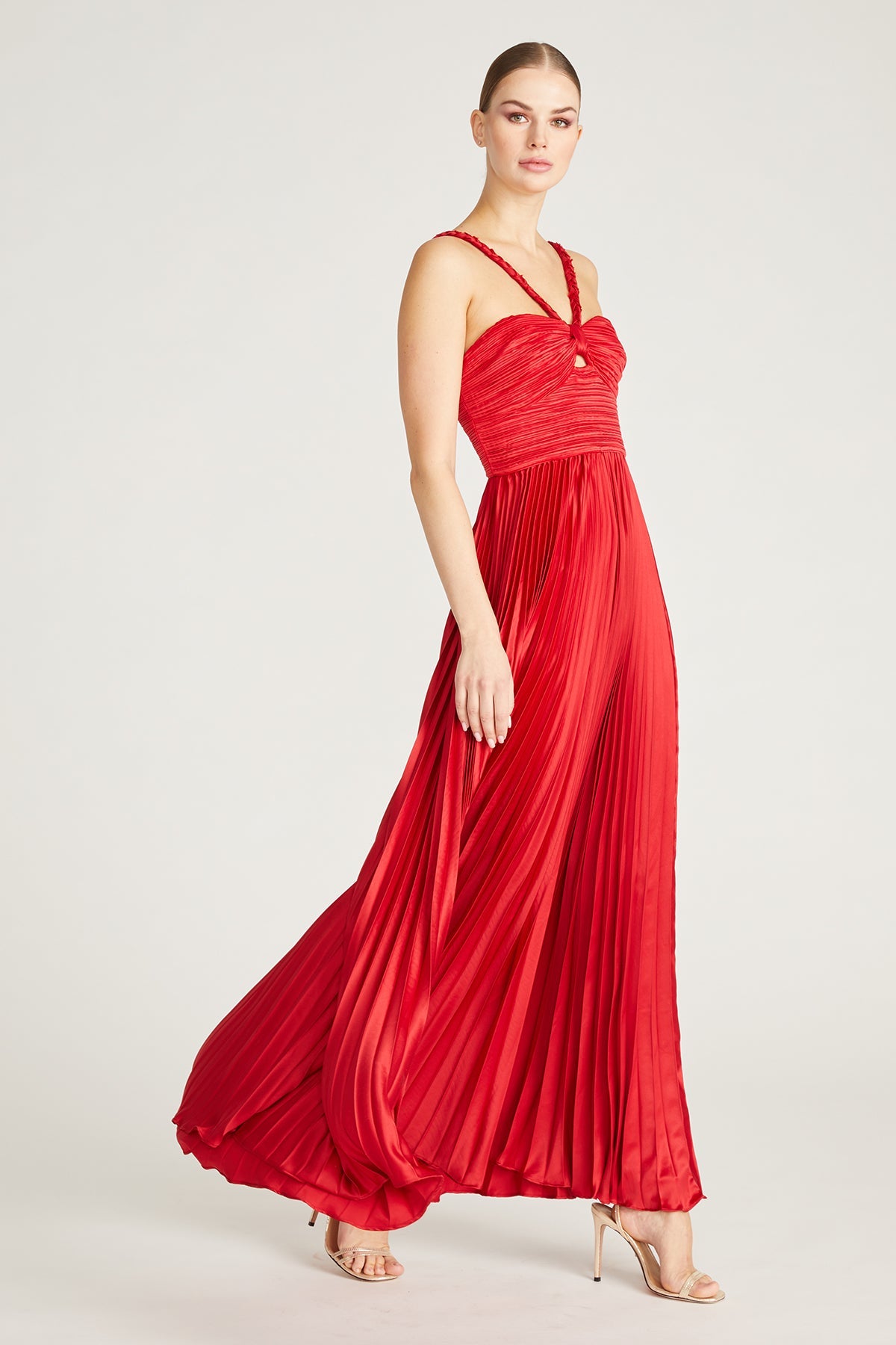 Idra Braided Strap Gown