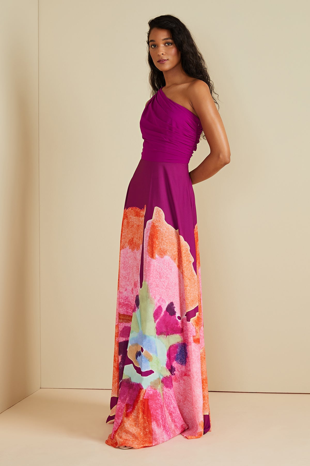 Atlas One Shoulder Gown