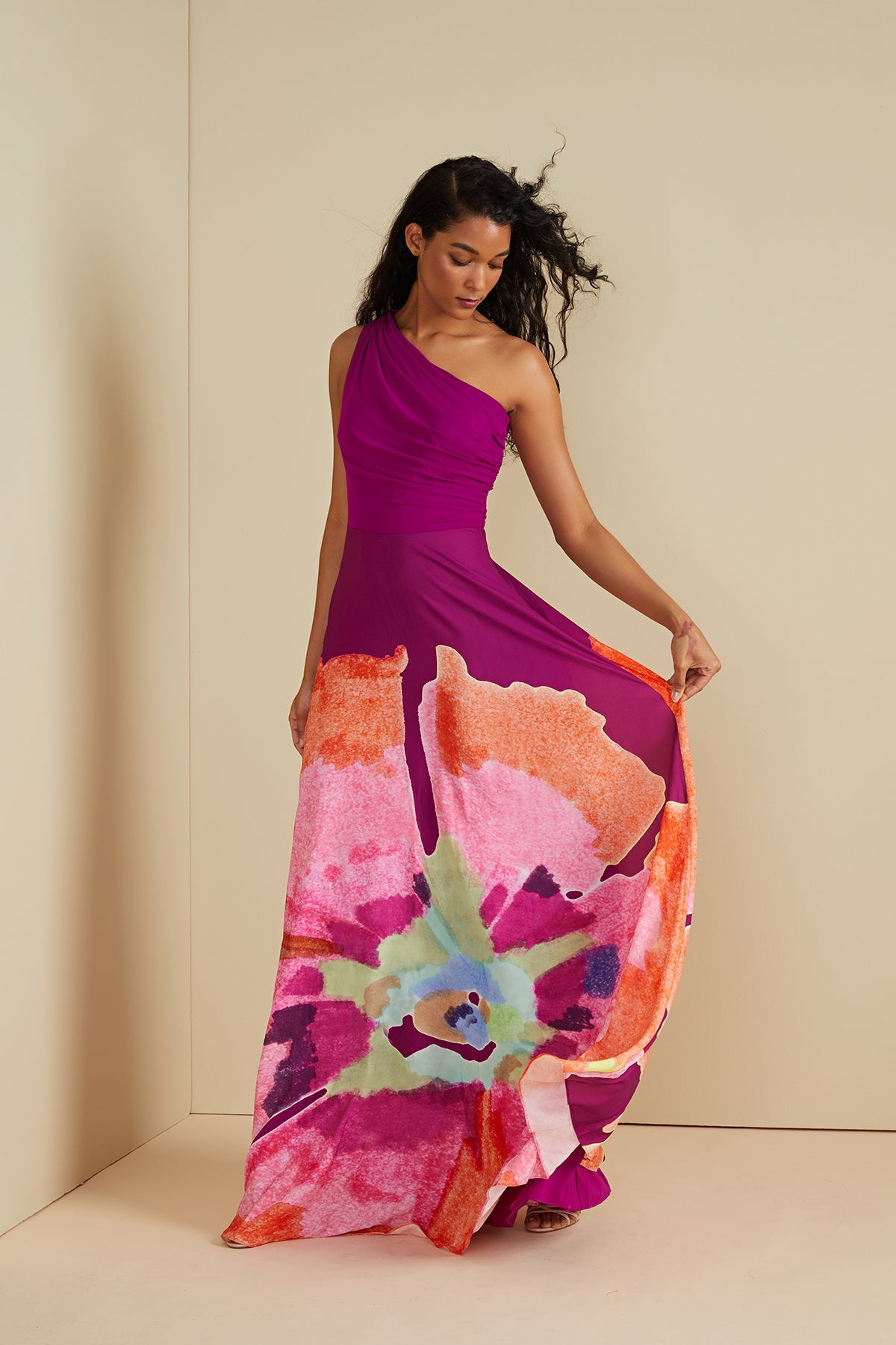 Atlas One Shoulder Gown