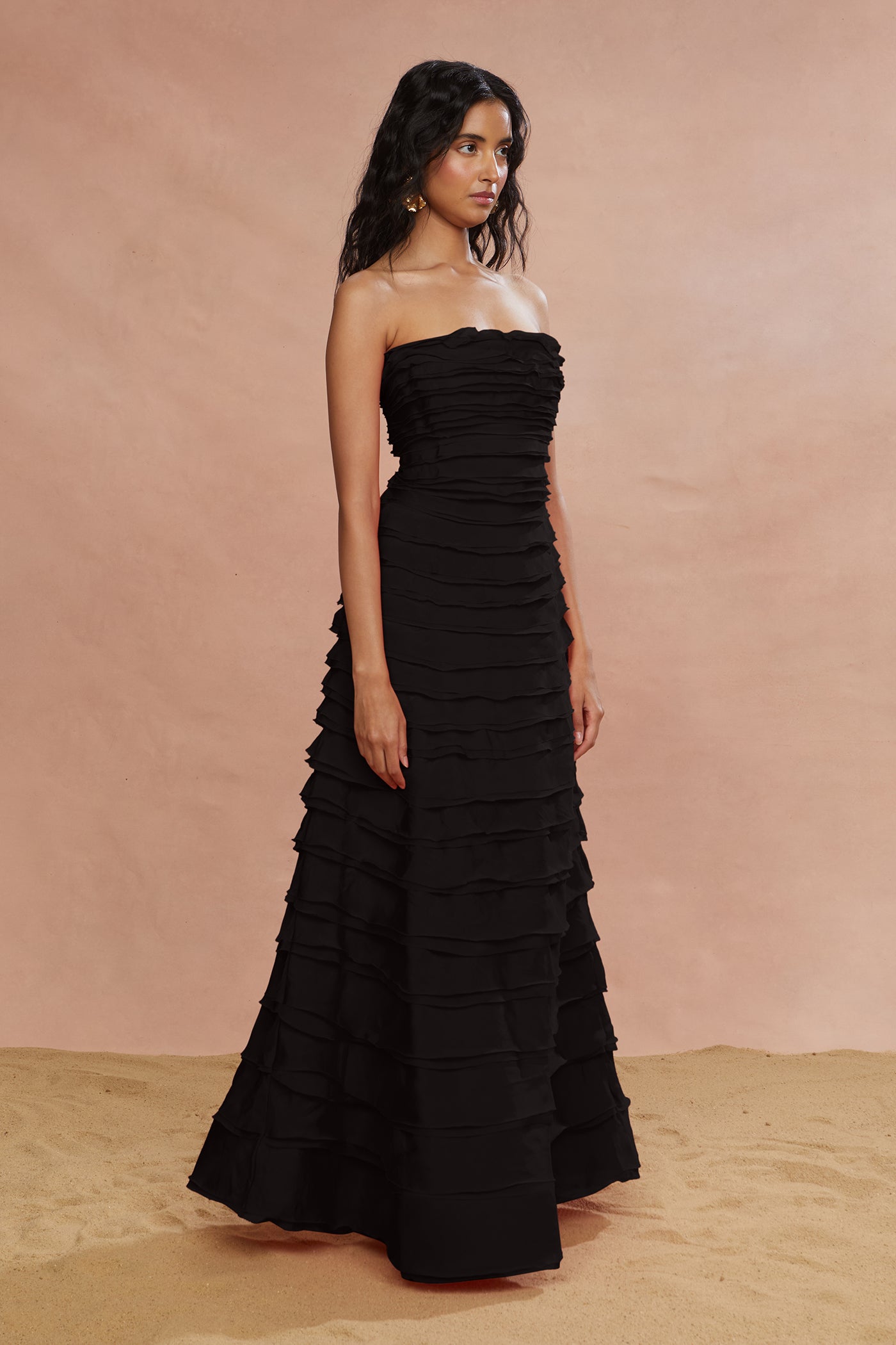 Pepper Layered Gown