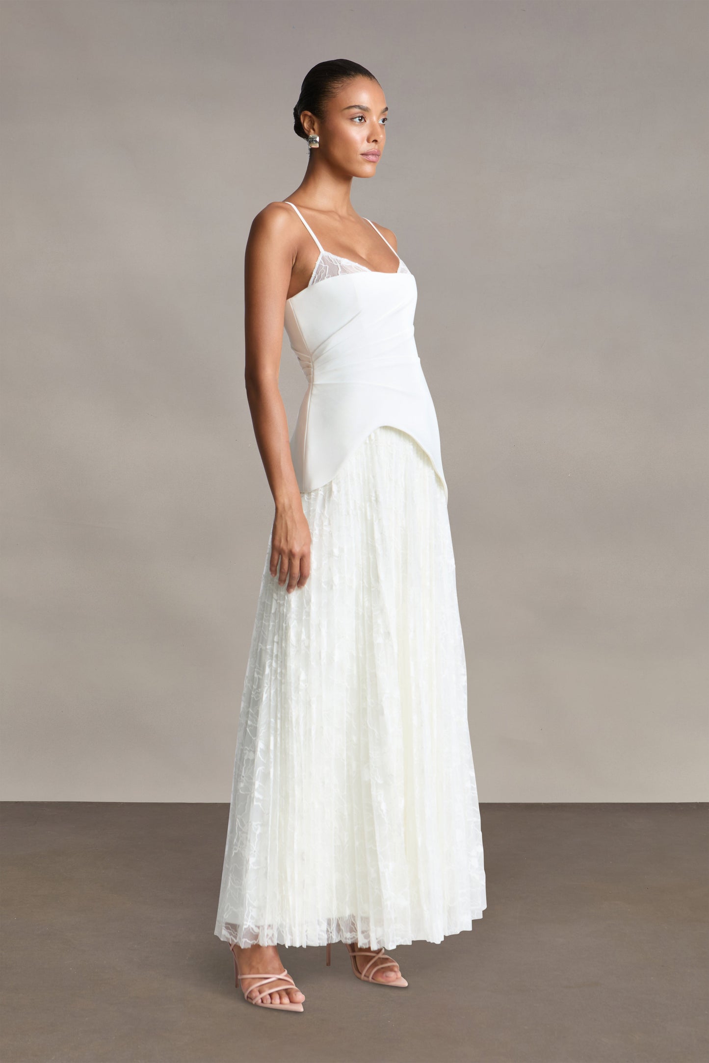 Leighton Pleated Gown