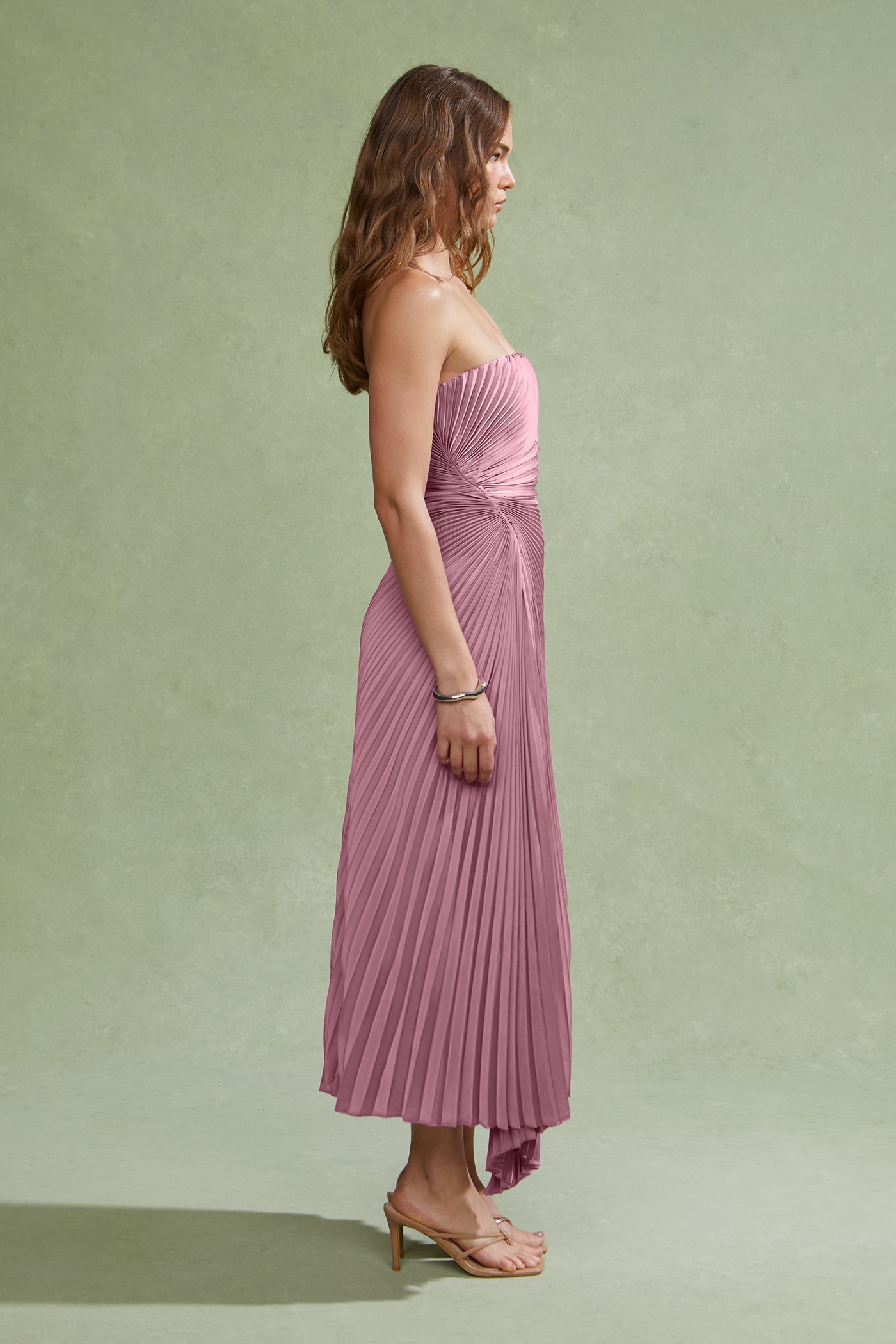Everyn Pleated Gown