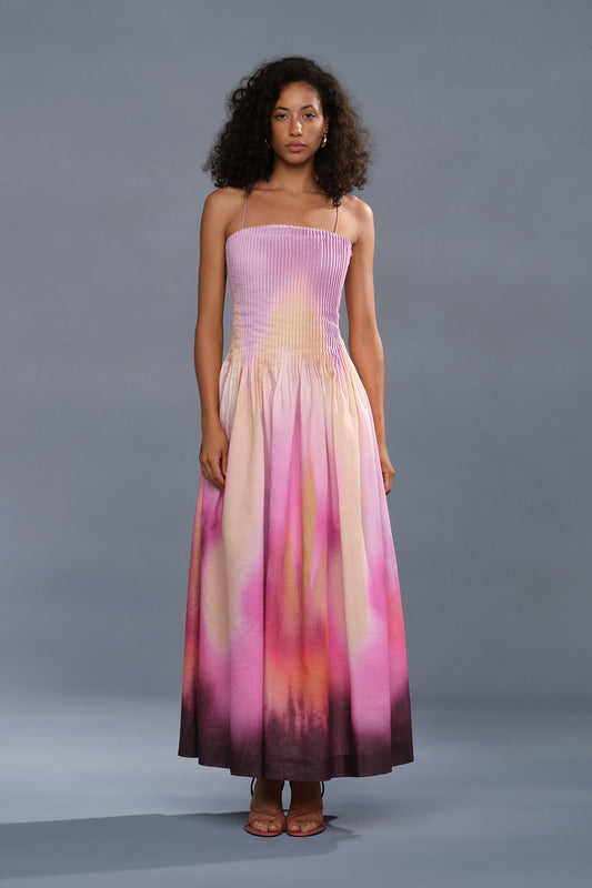 Grecia Pleated Dress