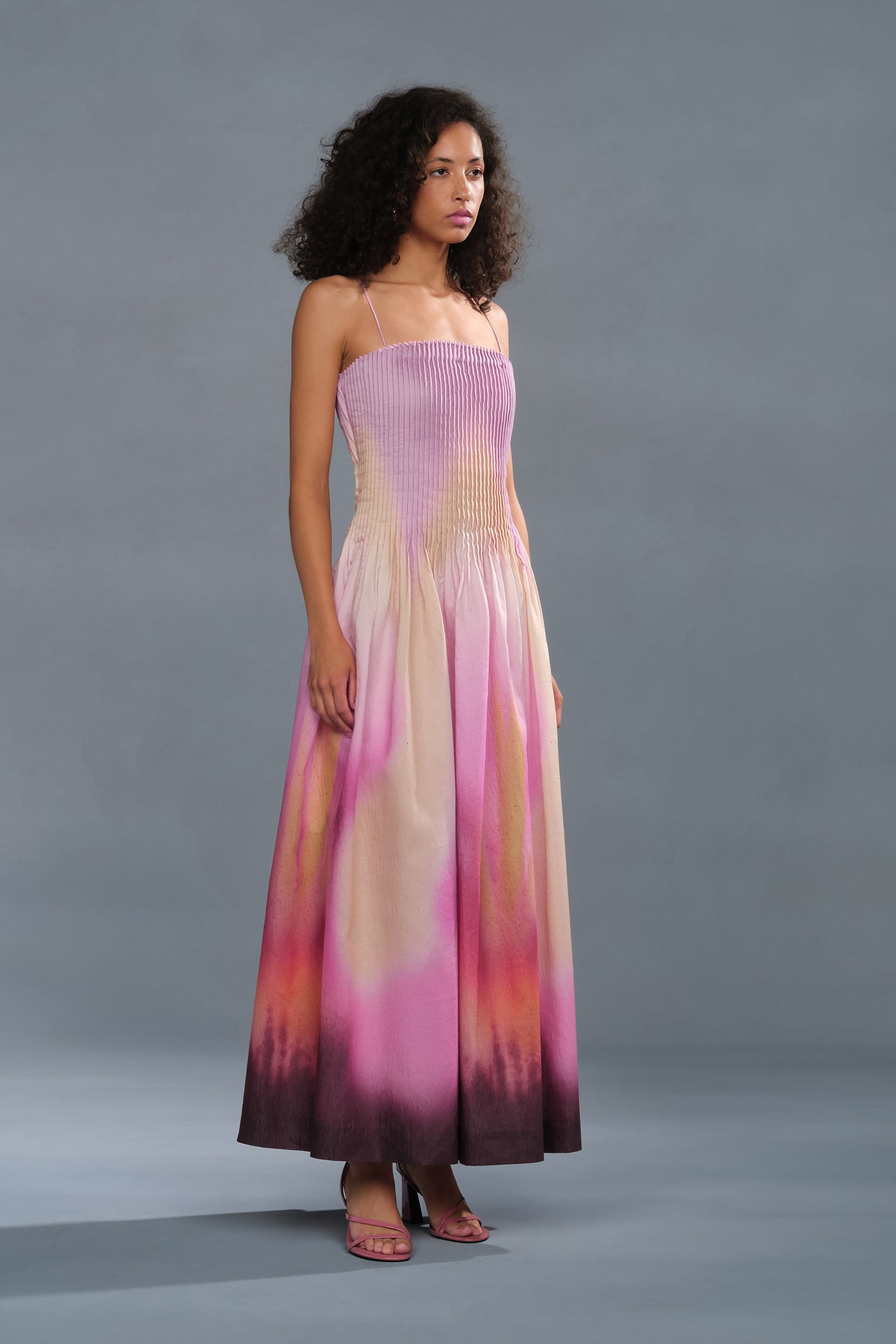 Grecia Pleated Dress