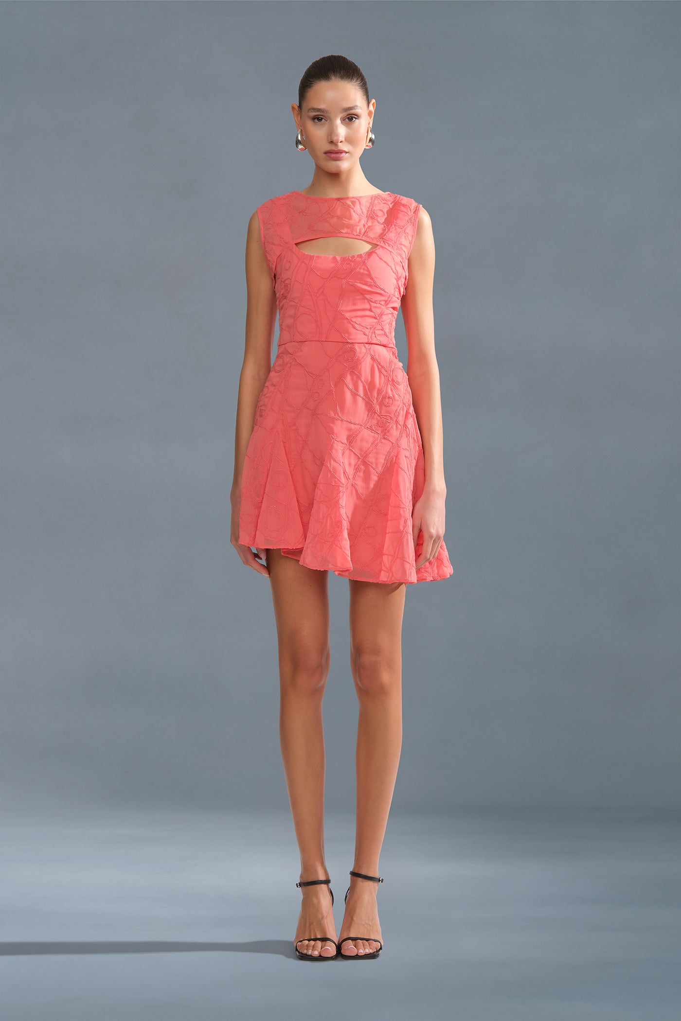 Quartz Asymmetrical Mini Dress