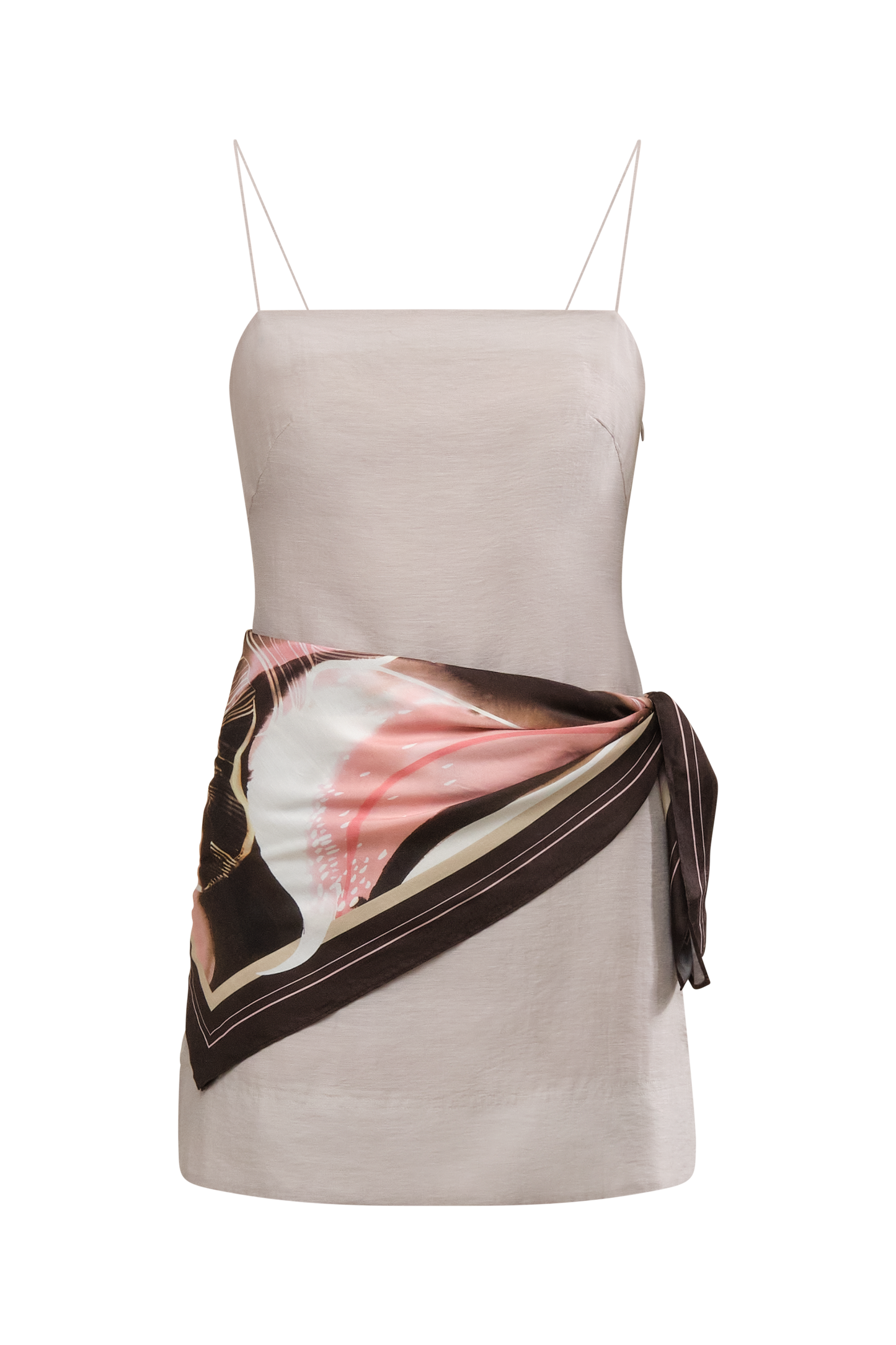 Ashtin Printed Wrap Mini Dress