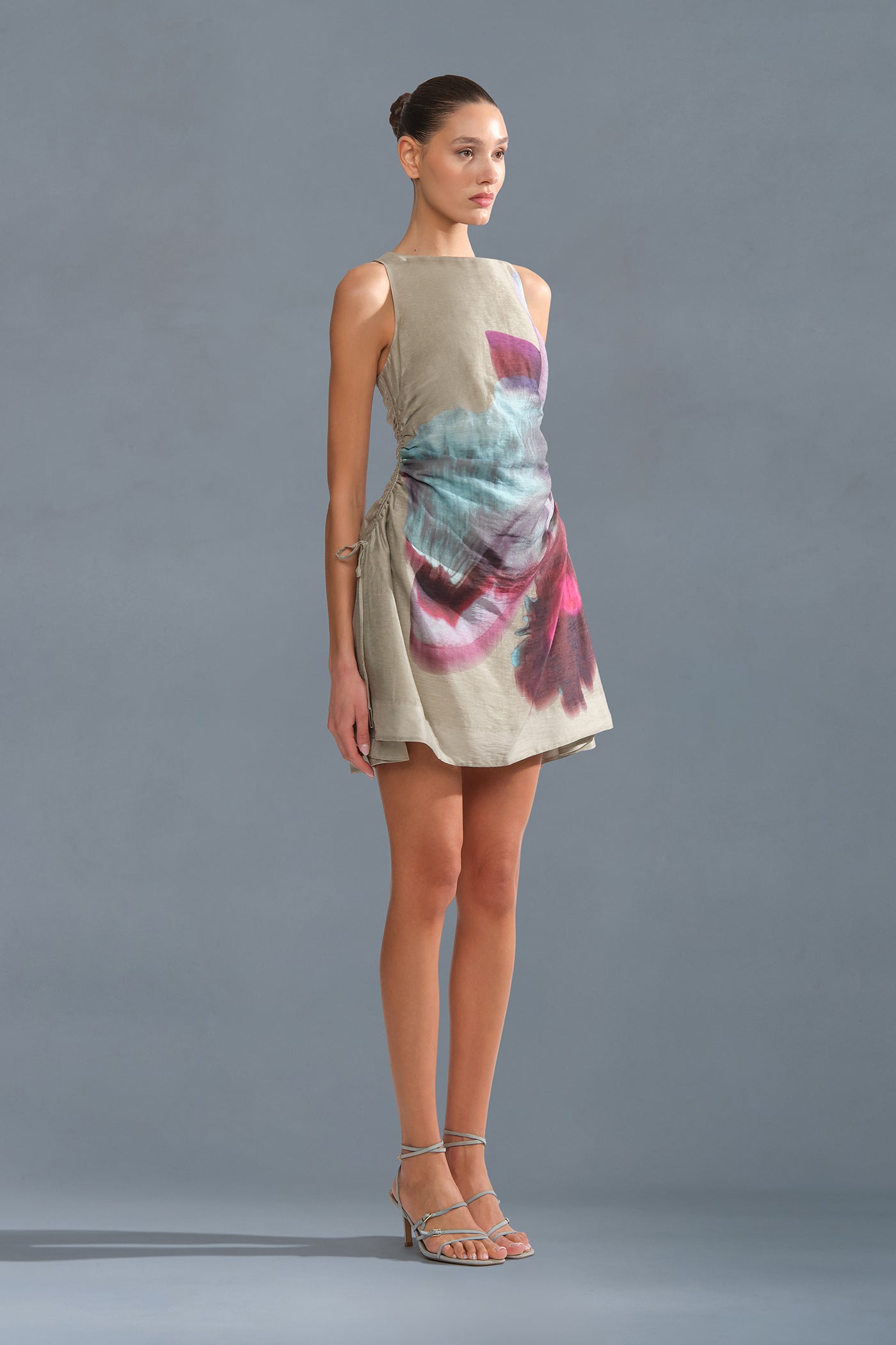 Waverlyn Ruched Mini Dress