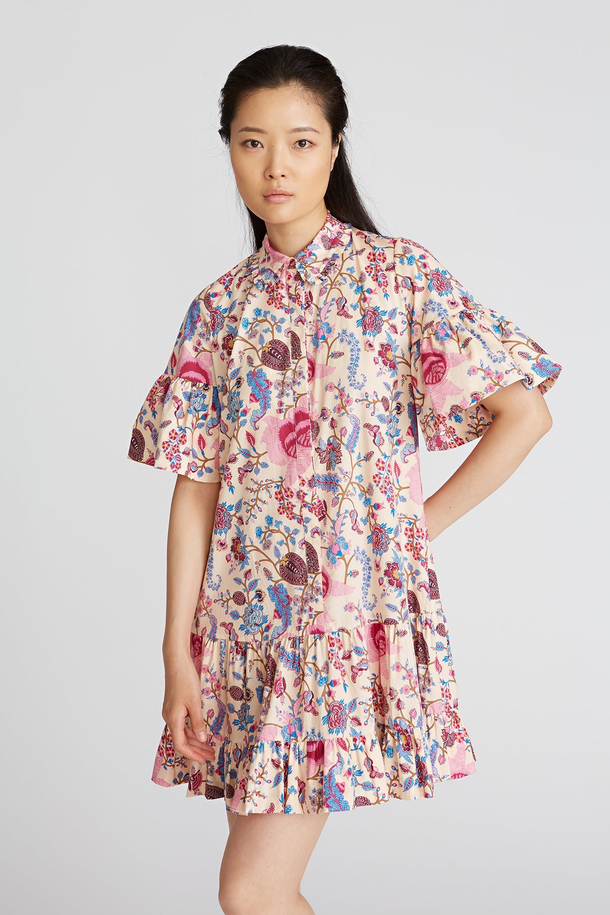 Kenna Tiered Ruffle Mini Dress