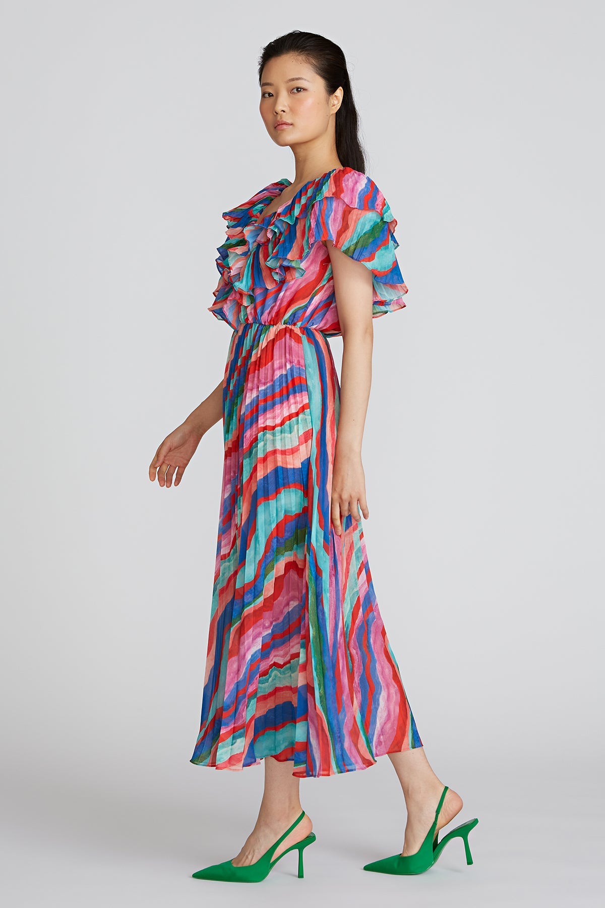 Luisa Pleated Dress