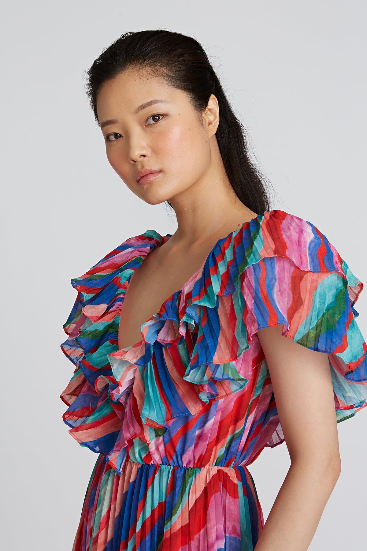 Luisa Pleated Dress