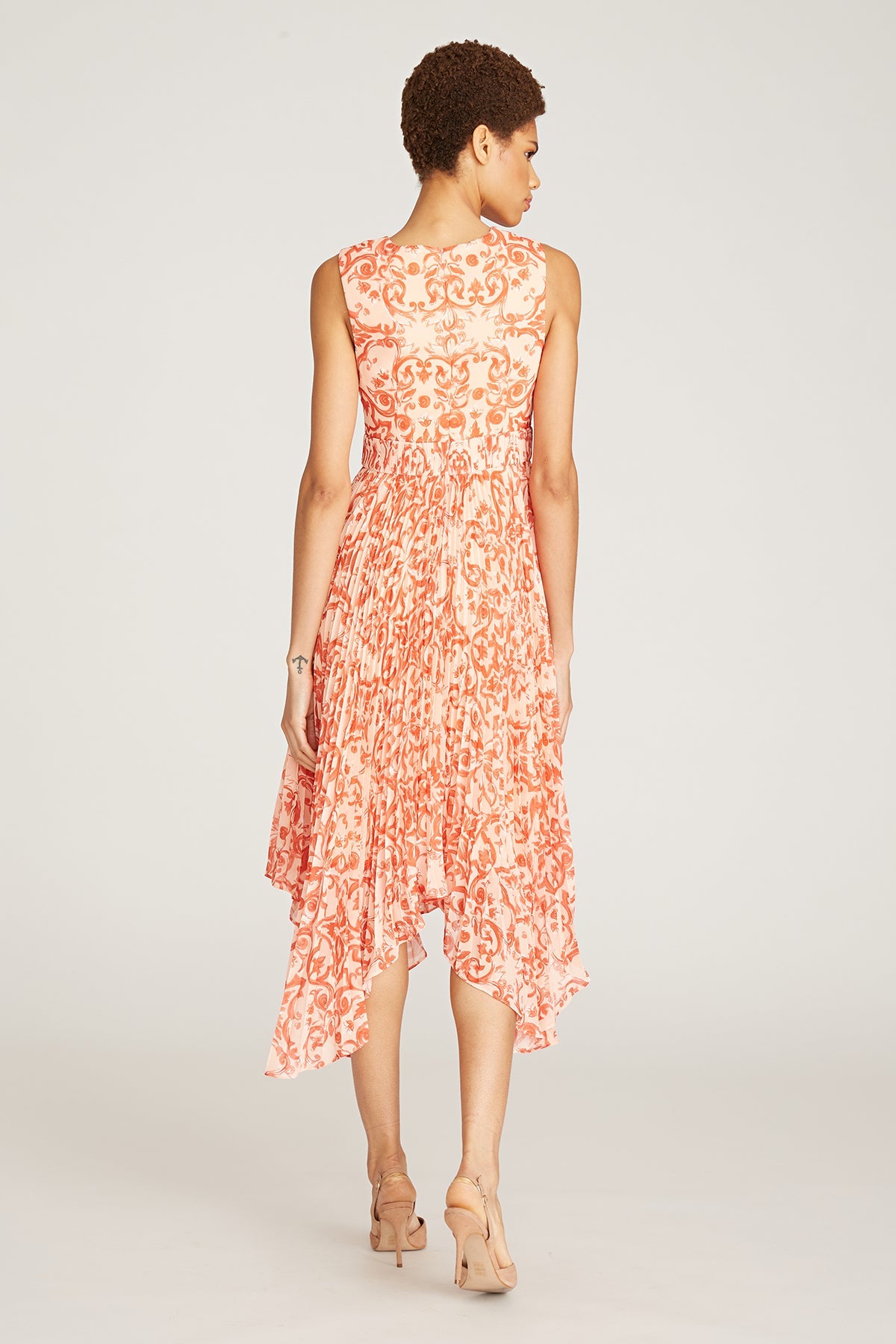 Zene Pleated Dress