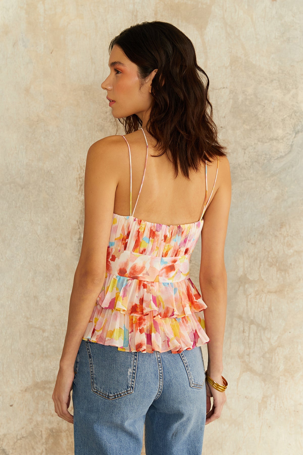 Sandie Pleated Shell Top