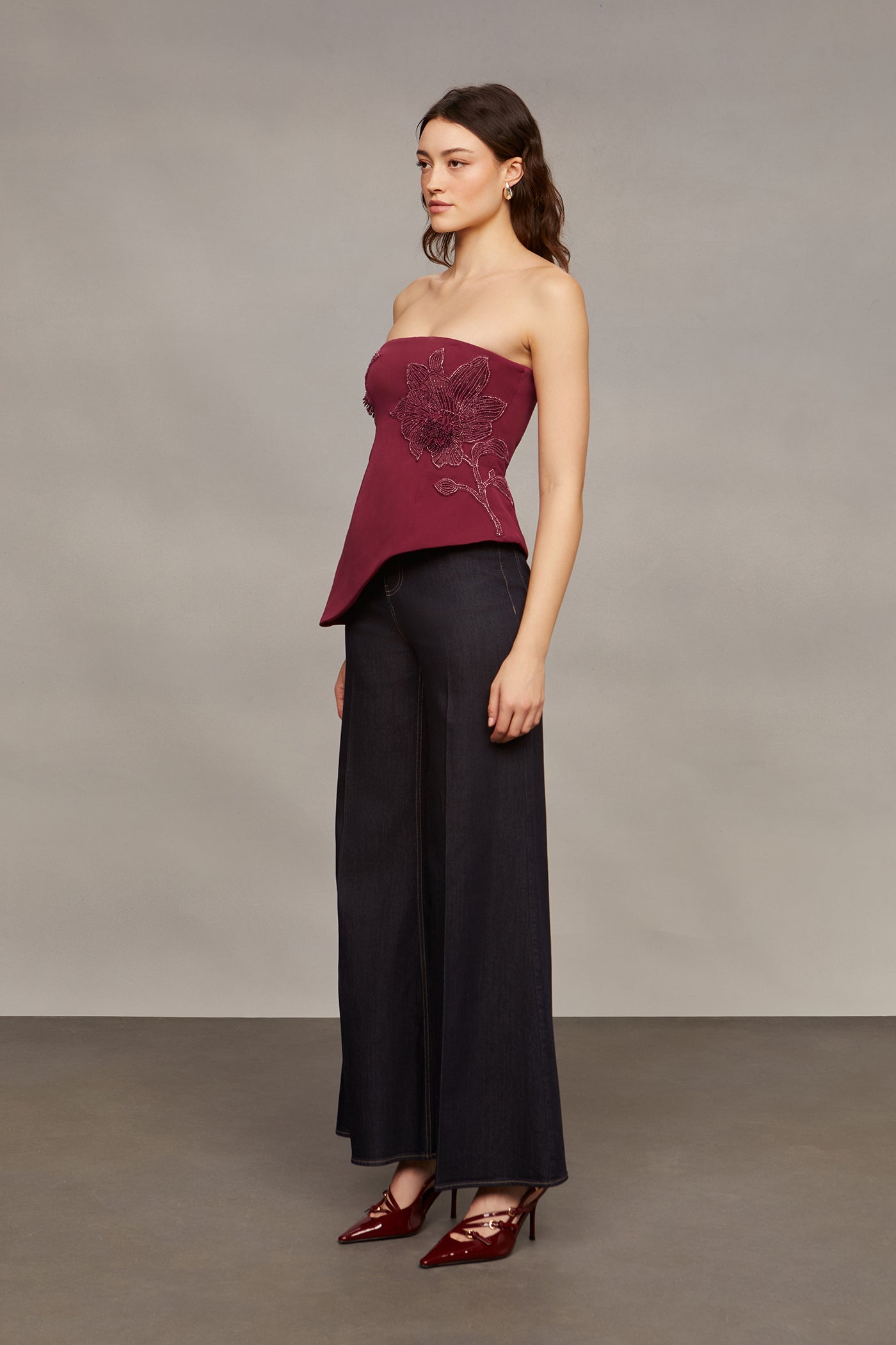 Ardell Beaded Floral Top
