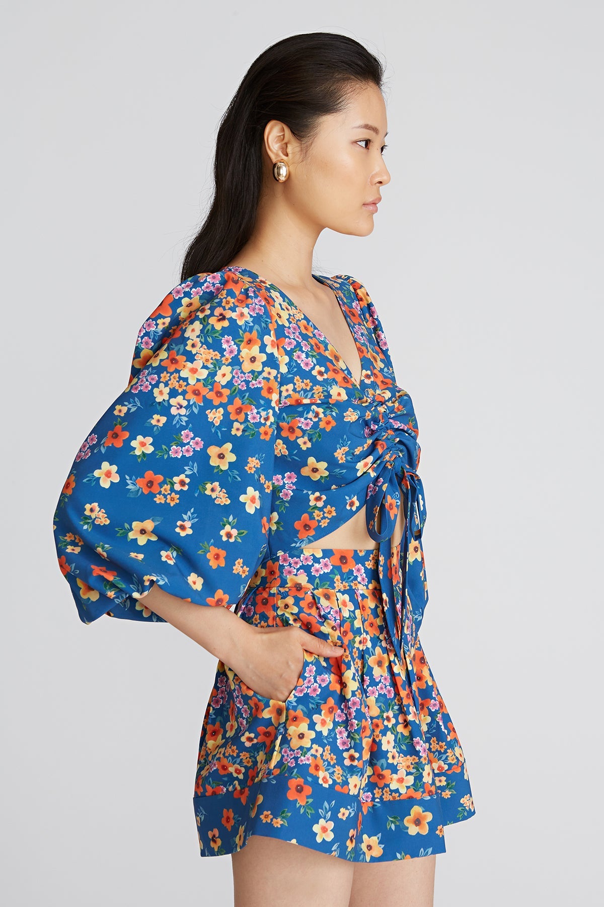Xiomara Balloon Sleeve Blouse