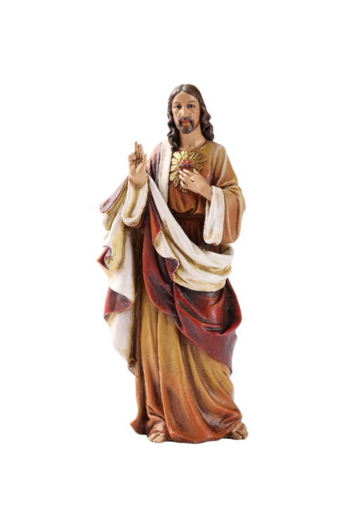 6 1/4" Sacred Heart of Jesus Statue
