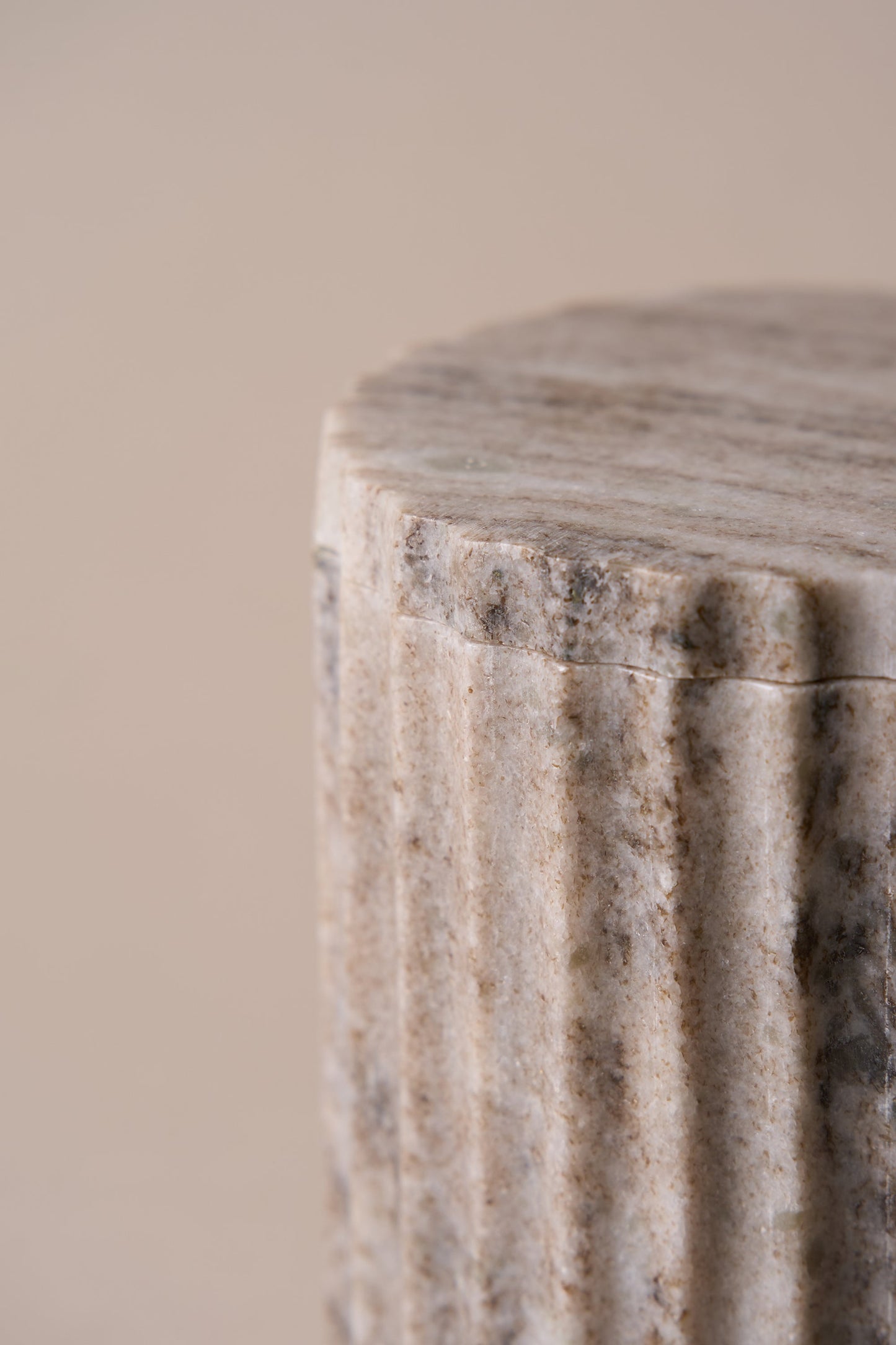 TALL MARBLE CANISTER