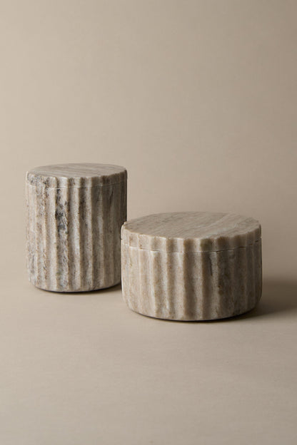 TALL MARBLE CANISTER