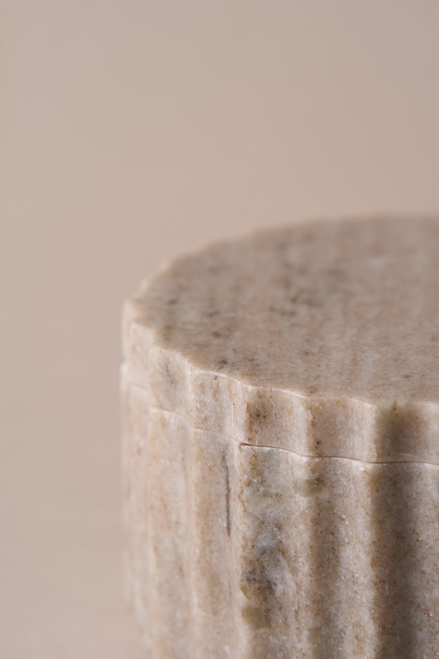 SHORT MARBLE CANISTER