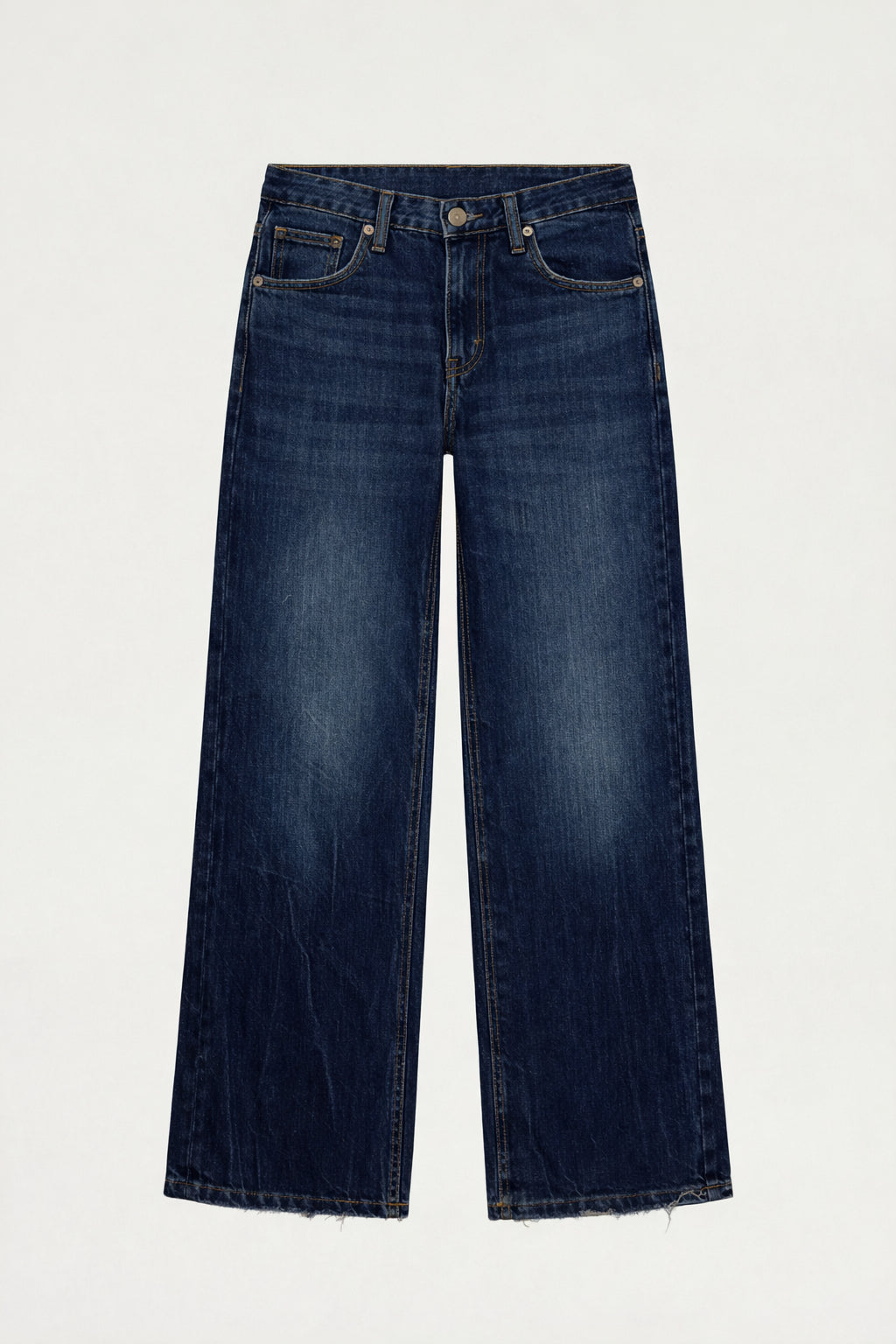 RETRO LOW RISE VINTAGE WASH JEAN