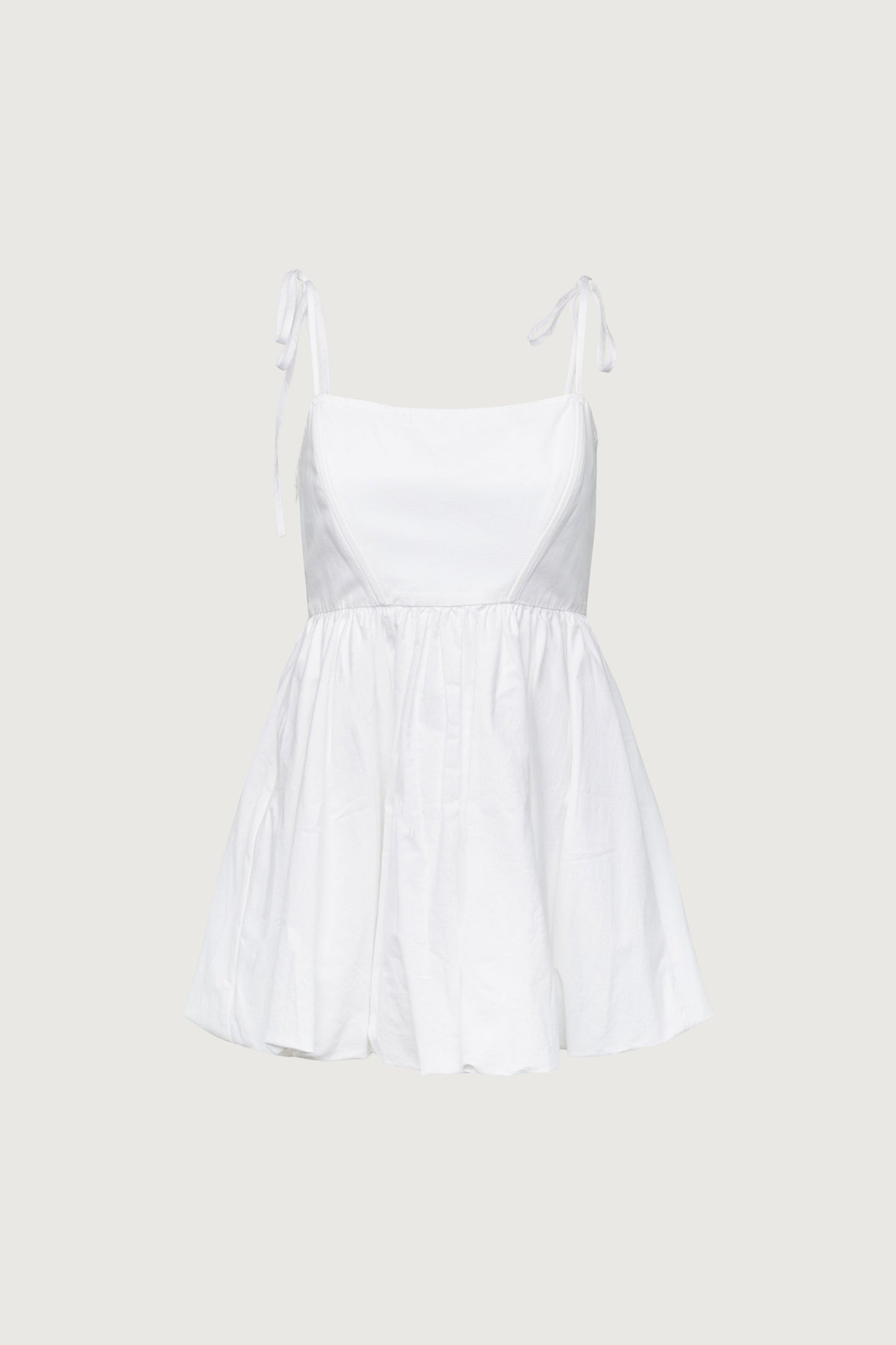 BUBBLE HEM MINI DRESS