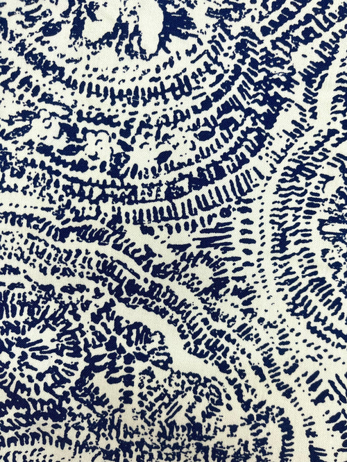 Cotton Spandex Print - Antique Paisely