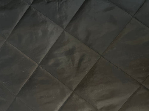 Large Diamond Quilted Poly - Black
