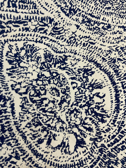 Cotton Spandex Print - Antique Paisely