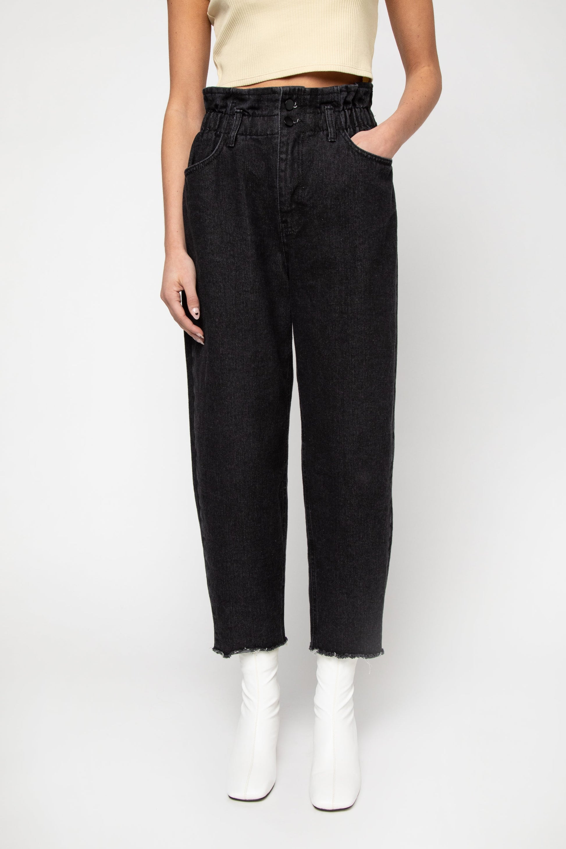 PAPERBAG WAIST DENIM