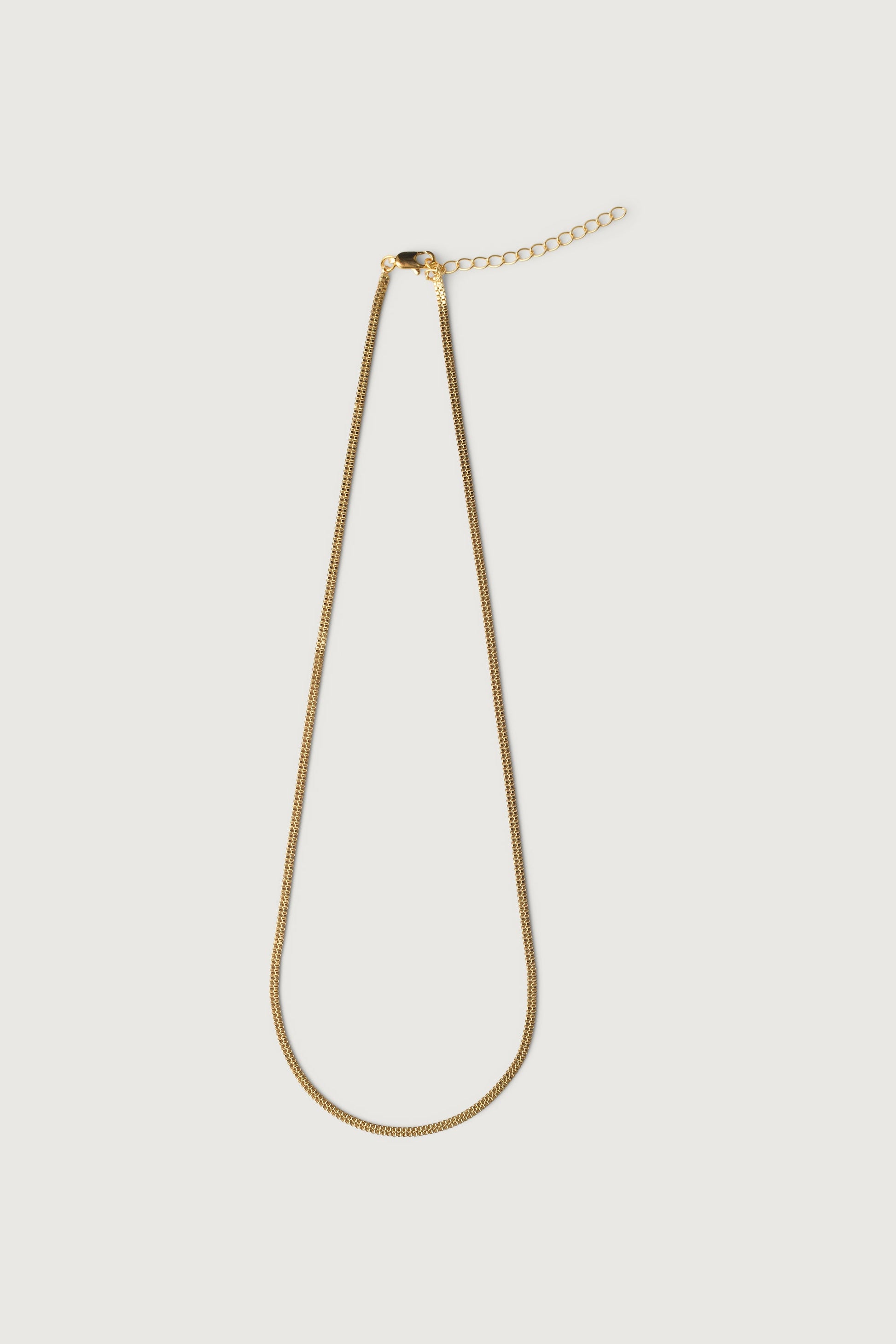 CUBE AND TWIST CHAIN NECKLACE