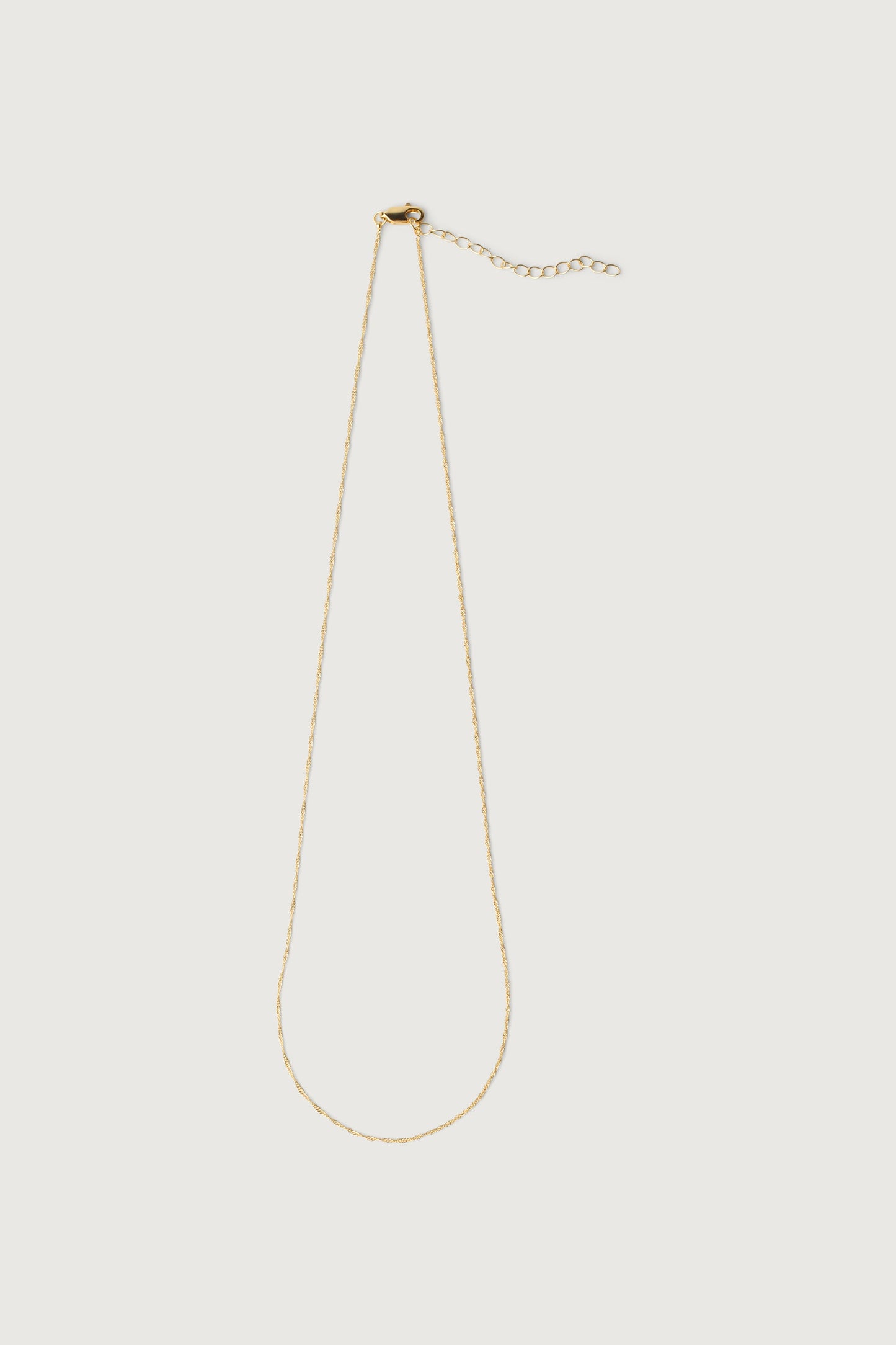 CUBE AND TWIST CHAIN NECKLACE
