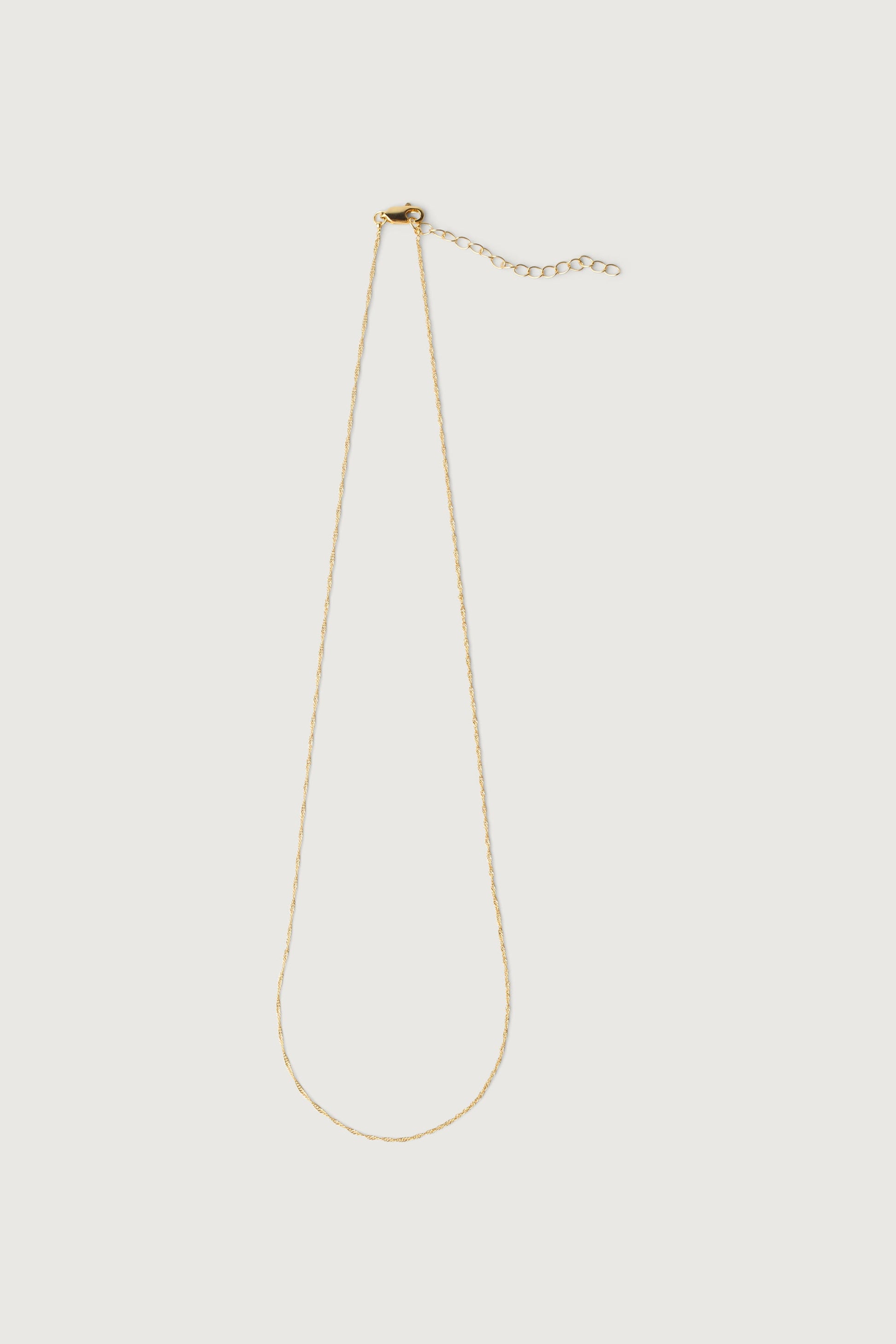 CUBE AND TWIST CHAIN NECKLACE