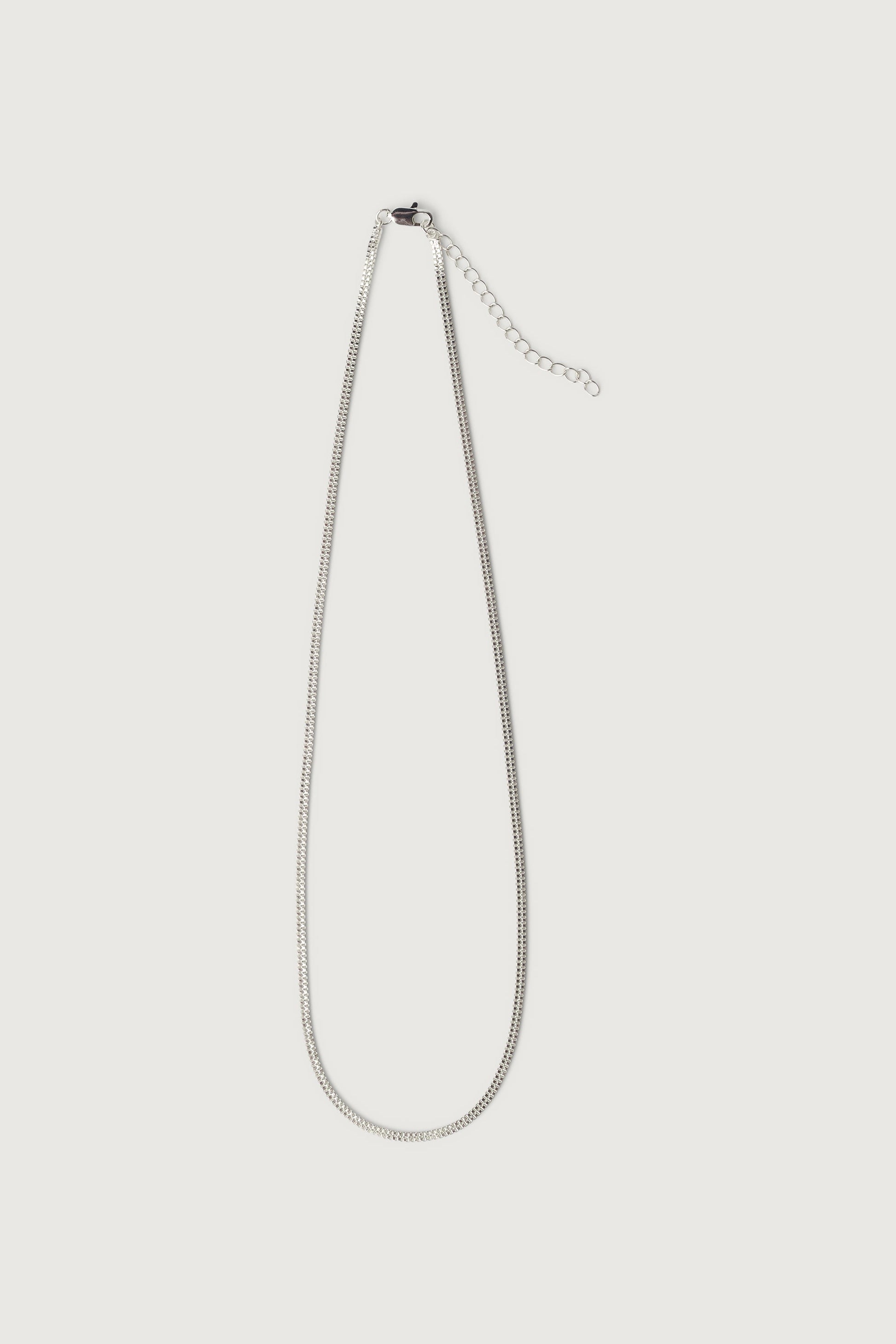 CUBE AND TWIST CHAIN NECKLACE
