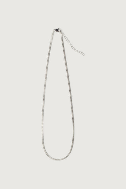 CUBE AND TWIST CHAIN NECKLACE