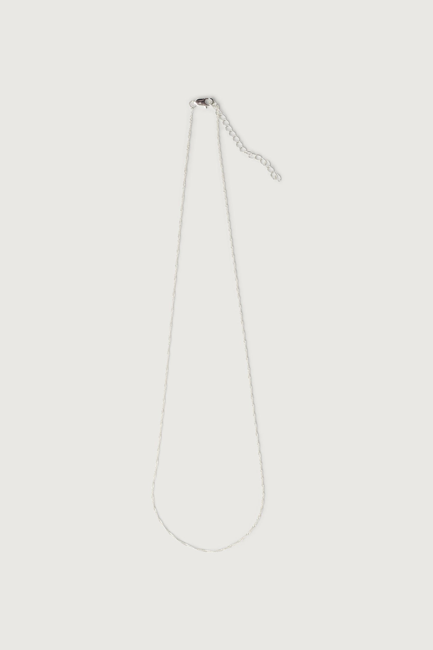 CUBE AND TWIST CHAIN NECKLACE