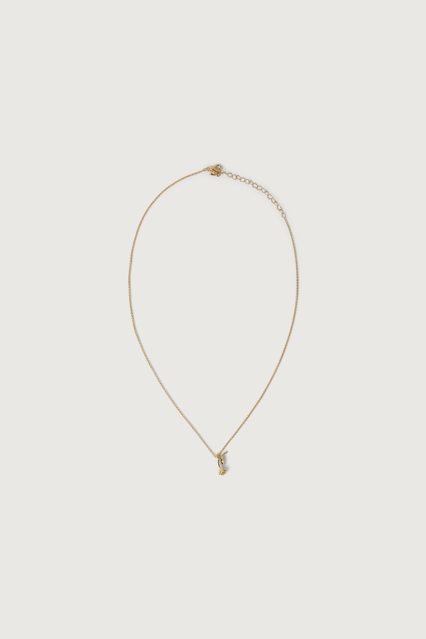 ROSE FIGURE NECKLACE